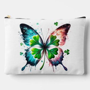 Pochette À Accessoires Clover chanceux avec papillon