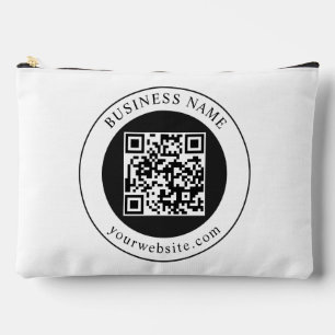 Pochette À Accessoires Code QR avec nom d'entreprise modifiable