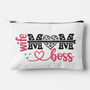 Pochette À Accessoires Cœur de maman boss sauvage