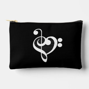 Pochette À Accessoires Cœur de musique - J'aime la musique