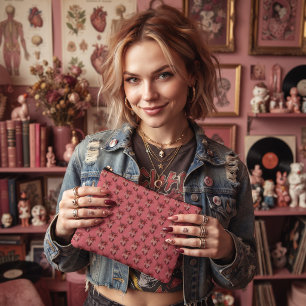Pochette À Accessoires Cœurs