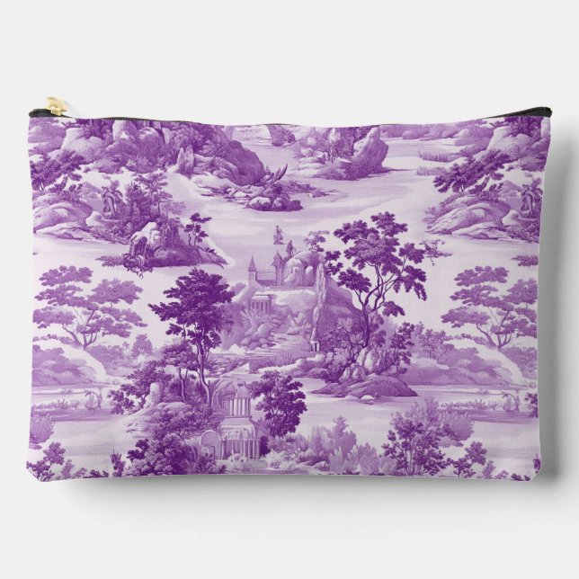 Pochette À Accessoires Collection Enchantée Violet Valley (Recto)