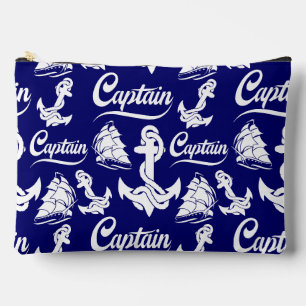 Pochette À Accessoires Conception nautique d'ancre de voilier capitaine