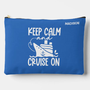 Pochette À Accessoires Conserver Le Calme Et La Croisière Sur Le Nom Et L