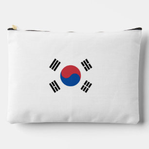 Pochette À Accessoires Corée du Sud Séoul Asie Drapeau coréen Voyage
