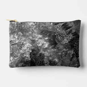 Pochette À Accessoires Couches de cristaux gris