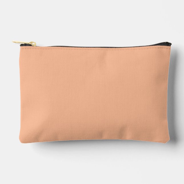Pochette À Accessoires Couleur solide Fuzz Peach (Recto)