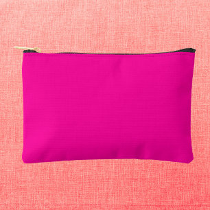 Pochette À Accessoires Couleur solide rose néon