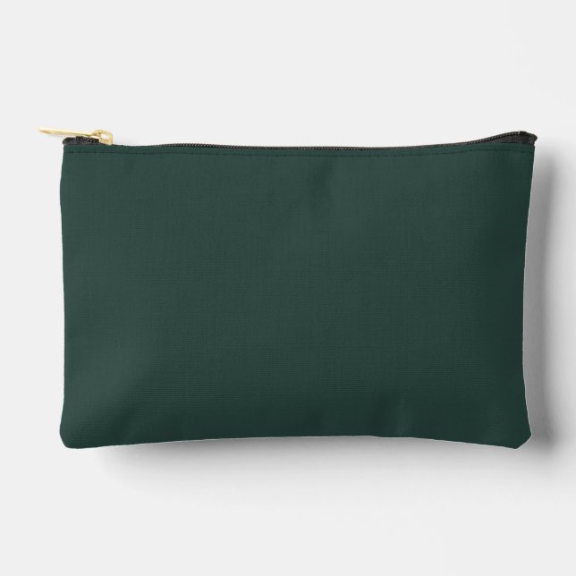 Pochette À Accessoires Couleur solide vert chasseur (Recto)