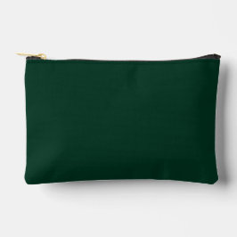 Pochette À Accessoires Couleur solide vert foncé