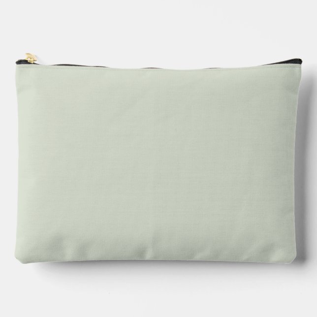 Pochette À Accessoires Couleur solide vert Whisper (Recto)