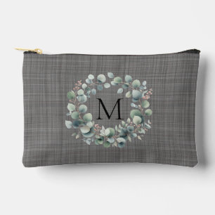 Pochette À Accessoires Courbe de feuillage Vintage classique Eucalyptus v