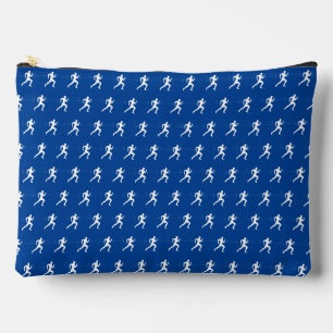 Pochette À Accessoires Coureurs de marathon en bleu