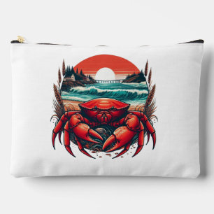 Pochette À Accessoires crabe côtier/marin du Maine