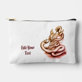 Pochette À Accessoires Crâne - Tête diabolique avec serpent