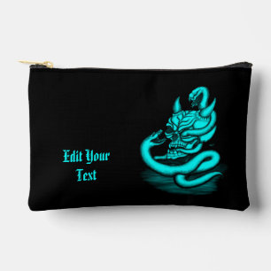 Pochette À Accessoires Crâne - Tête diabolique avec serpent