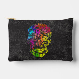 Pochette À Accessoires Crâne tourbillonnant (couleur)