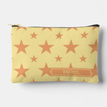 Crayon Constellation Motif Étoiles Orange Jaune