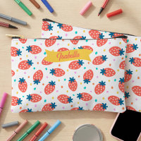 Crayon Personnalisé Fantaisie Fraise & Points &
