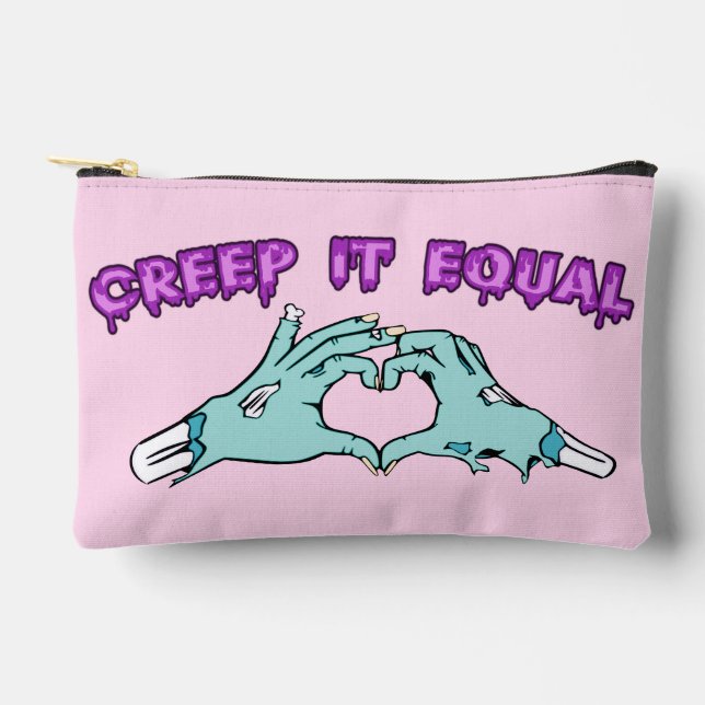 Pochette À Accessoires Creep It Equal – Cute Pastel Zombie Hands Heart De (Recto)