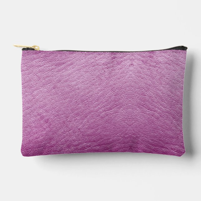 Pochette À Accessoires Cuir Faux Lilac (Recto)