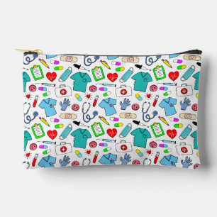 Pochette À Accessoires Cute Doctor Nurse Médicale Fournitures Motif