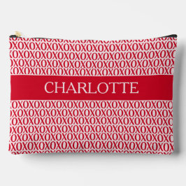 Pochette À Accessoires Cute Valentine Day XOXO Red And Pink