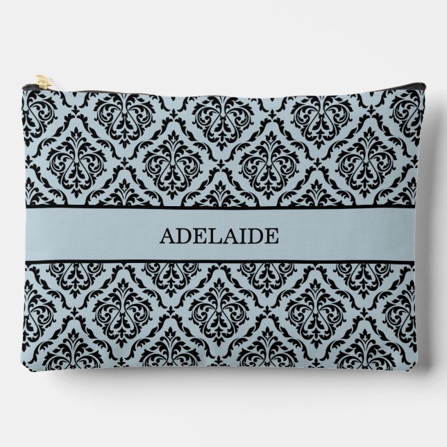 Pochette À Accessoires Damask Bride Tribe Bridal Party Dusty Blue (Recto)