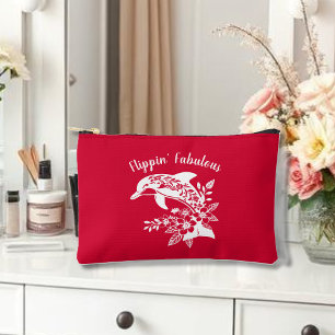 Pochette À Accessoires Dauphin hawaïen Flippin' Fabial Cherry Red