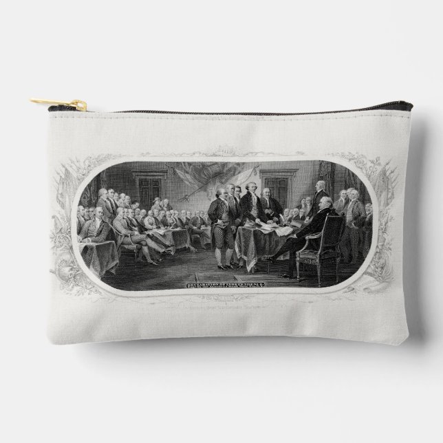 Pochette À Accessoires Déclaration d'indépendance : Projet de loi de 2 $, (Recto)
