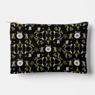 Pochette À Accessoires Décor de la maison de la danseuse d'or