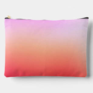 Pochette À Accessoires Dégradé de coucher de soleil pastel radieux