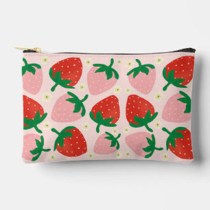 Pochette À Accessoires Délices Sucrés de Baies  Rose Tendre