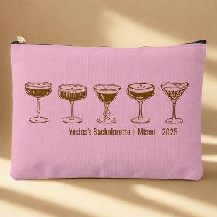 Pochette À Accessoires Demoiselle d'honneur Martini Espresso Enterrement 