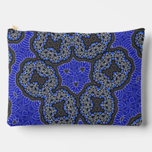 Pochette À Accessoires Dentelle bleue
