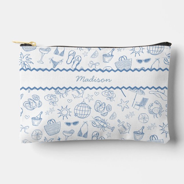 Pochette À Accessoires Dernier Toast Fantaisiste sur la Côte Bleue (Recto)