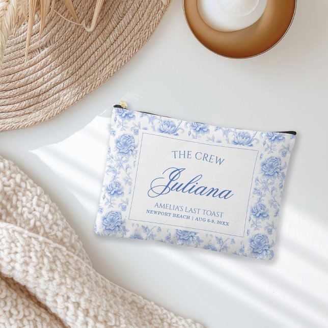 Pochette À Accessoires Dernier toast sur la côte | L'Équipage (Créateur téléchargé)