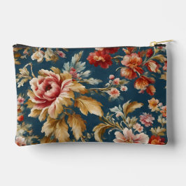 Pochette À Accessoires Design floral italien sophistiqué