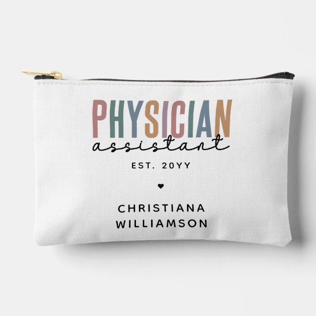 Pochette À Accessoires Diplôme d'adjoint de médecin PA personnalisé (Recto)