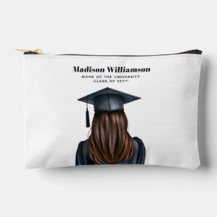 Pochette À Accessoires Diplômée moderne personnalisée Femme Diplômée