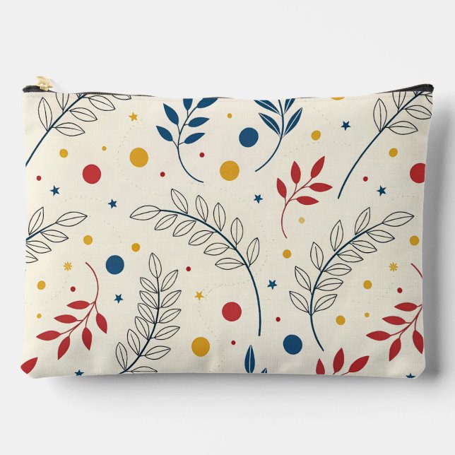 Pochette À Accessoires Diseño floral (Recto)