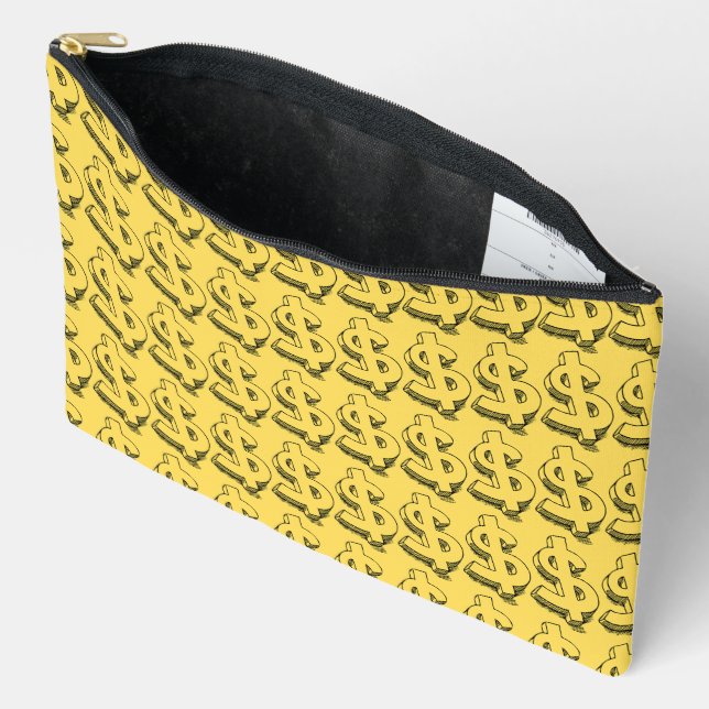Pochette À Accessoires dollar or (Ouvrir)