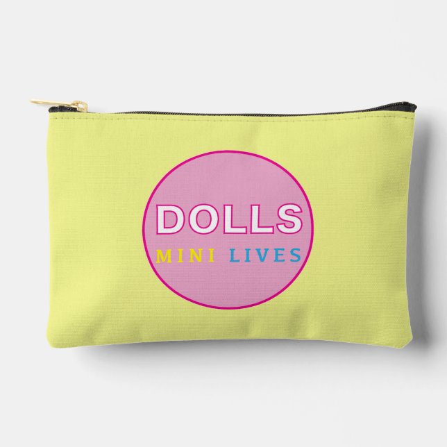 Pochette À Accessoires Dolls Mini Vit Officiellement Cosmétique & Toilett (Recto)