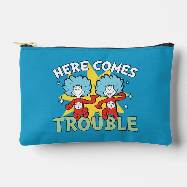 Pochette À Accessoires Dr Seuss | Une Chose Deux Ici, C'Est Difficile (Recto)