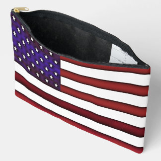 Pochette À Accessoires Drapeau américain moderne en relief