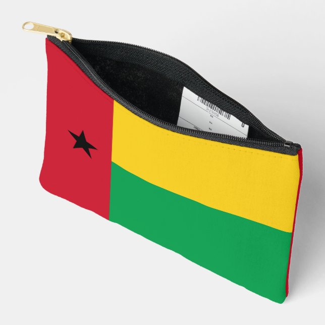 Pochette À Accessoires Drapeau de Guinée-Bissau (Ouvrir)