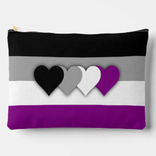 Pochette À Accessoires Drapeau de l'aséxualité
