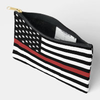 Drapeau de pompier Mince Red Line USA