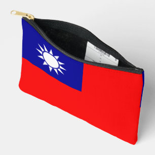 Pochette À Accessoires Drapeau de Taïwan : République de Chine, Taipei ch