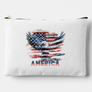 Pochette À Accessoires Drapeau des États-Unis. Amérique